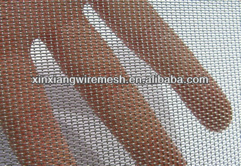 Crimped woven wire