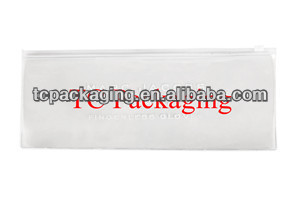 PVC clear cosmetic bags with zipper