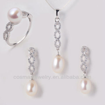 925 stering fashion jewelry pearl jewelry 2014