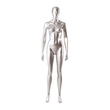 Factory Direct Sales: FRP Chrome-plated Female Mannequins & HD Full Body Sports Mannequins