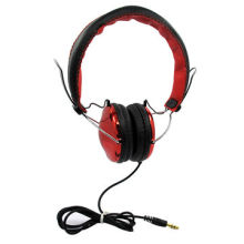 Stylish red color stereo headphones for iPod