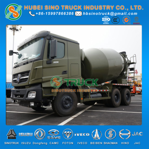 Truk pengaduk beton Beiben 9cbm