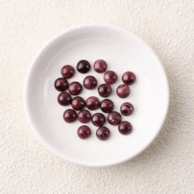 Natural Purple Chrysanthemum Shell Round Cutting Cabochon