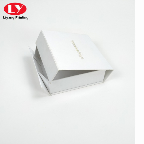 Custom Gold Foil Logo Luxus Magnetic Gift Box