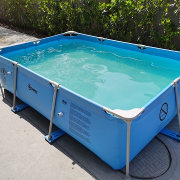 Easy Set Family Rectangular Above Ground Swimming Pool