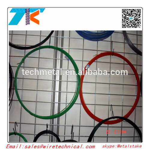 2014 hight quality pvc coated cut iron wire (stock products )