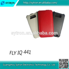 leather flip case for FLY IQ441