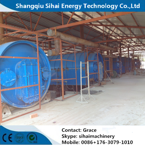 Technician Available Waste Tire Process to Oil Machine