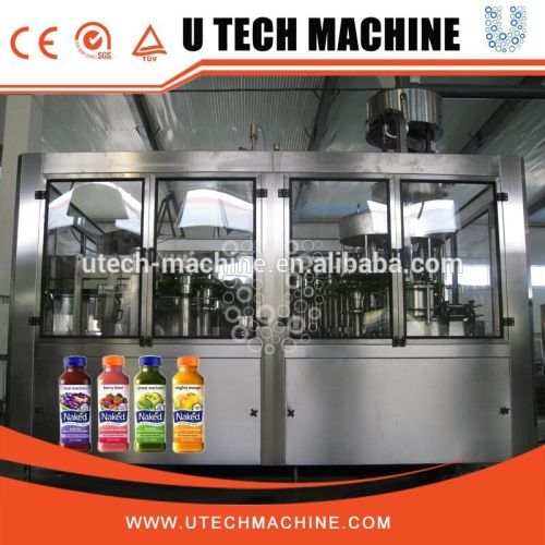 Automatic 3-In-1 hot filling orange juice production line/juice filling machine