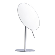 Standing round bathroom mirrors