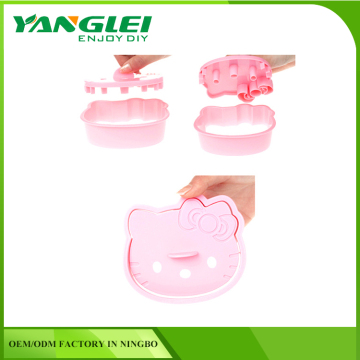 custom sandwich maker plastic cat sandwich cutter