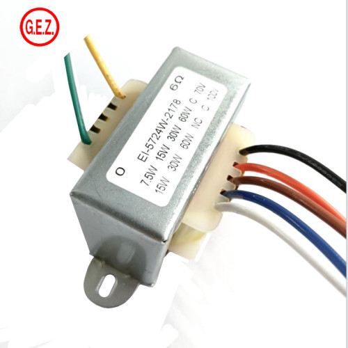 Low frequency EI57 Laminated Audio Line Transformer