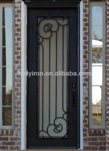 lowes wrought iron security door