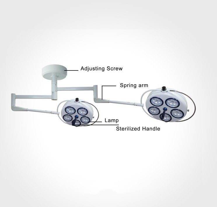 Hospital Wall Mounted Common Arm Cold Light Surgical Operating Lamp