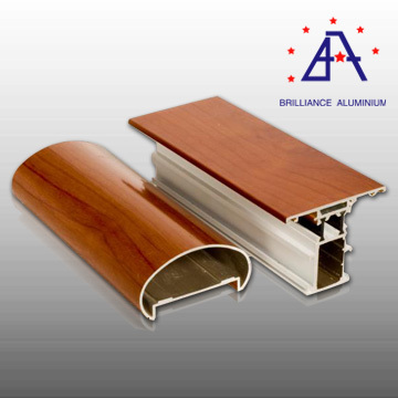 Wood Grain Aluminum Profile (BA-010)