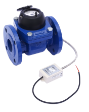 Detachable large diameter remote water meter