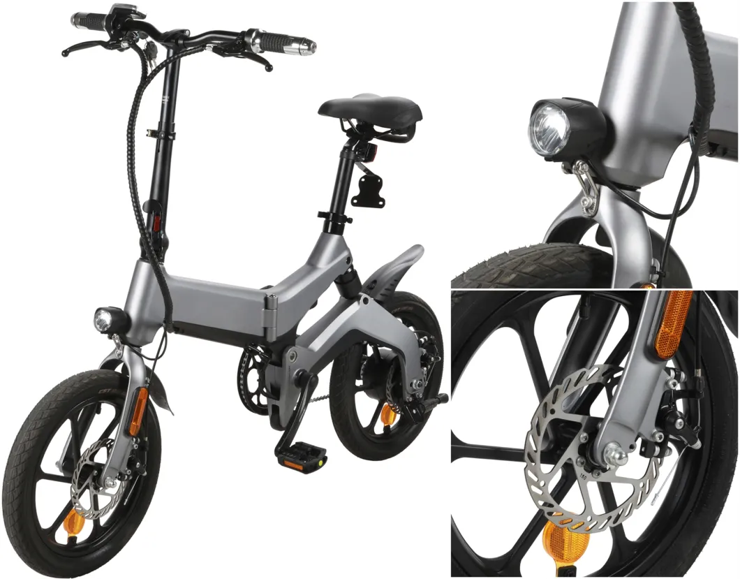 16 Inch Green City Electric Bike Lithium Battery Bicycle Electric