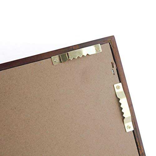 Custom high quality 10x12 inch Black wood Knife Display Case Shadow Box with Glass Door Wall Mountable