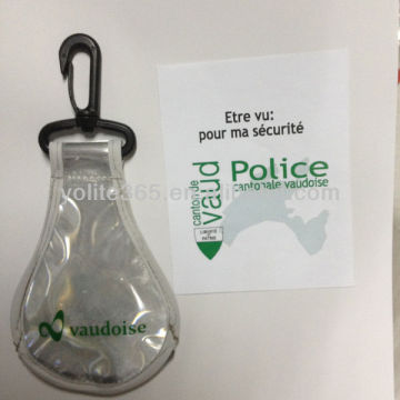 reflective safety LED hanger,key chain