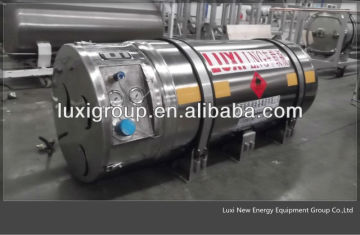 Global export 500L LNG cryogenic storage cylinder for vehicle