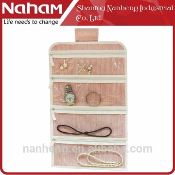 NAHAM fashion Hanging folding cosmetic bag jewelry organizer bag