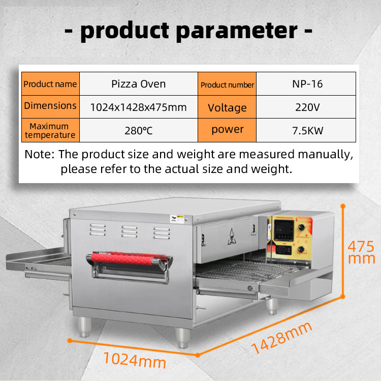 conveyor pizza machine