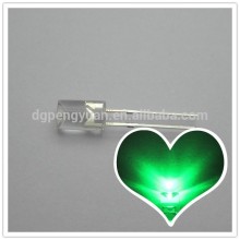 ultra bright hot prices 5mm flat top type led diode