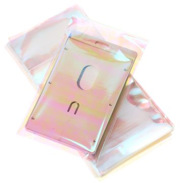 Iridescent Holographic Clear Plastic Candy Package Bags for Bakery Treats & Decorations