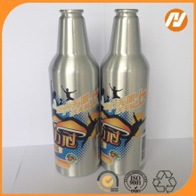 Beer drinking bottles in aluminum
