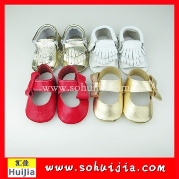 Free sample colorful tassels moccasins breathable italian leather moccasin shoes with baby