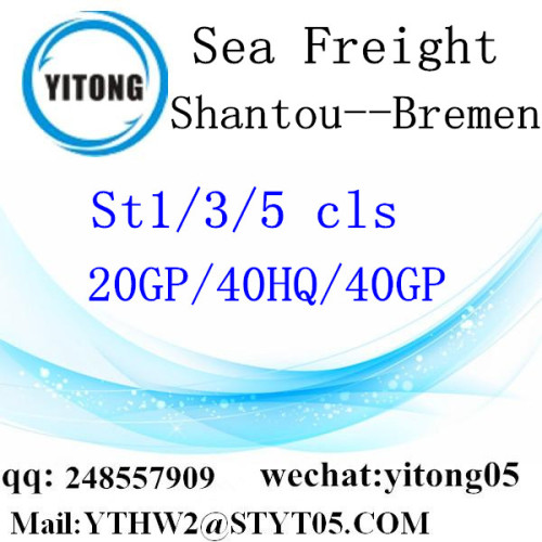 Shantou Sea Freight to Bremen