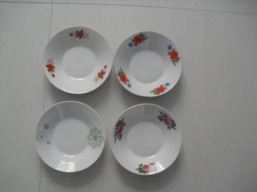 porcelain soup plate