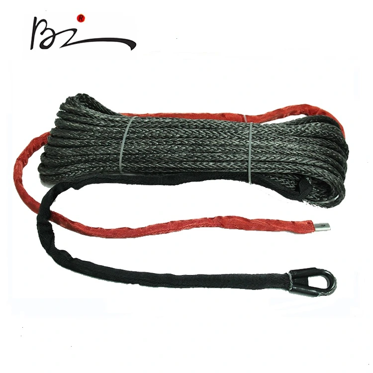 6mm 15 M Synthetic Polyethylene Winch Rope for Car