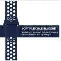 Bracelets de sport en silicone ajustés sur mesure avec point de vague