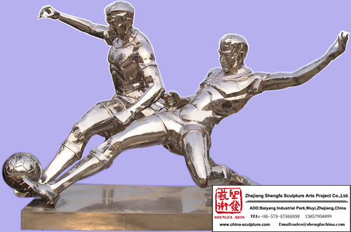 High quality Park Stainless Steel Sculpture