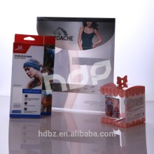 recyclable offset printing clear plastic display boxes