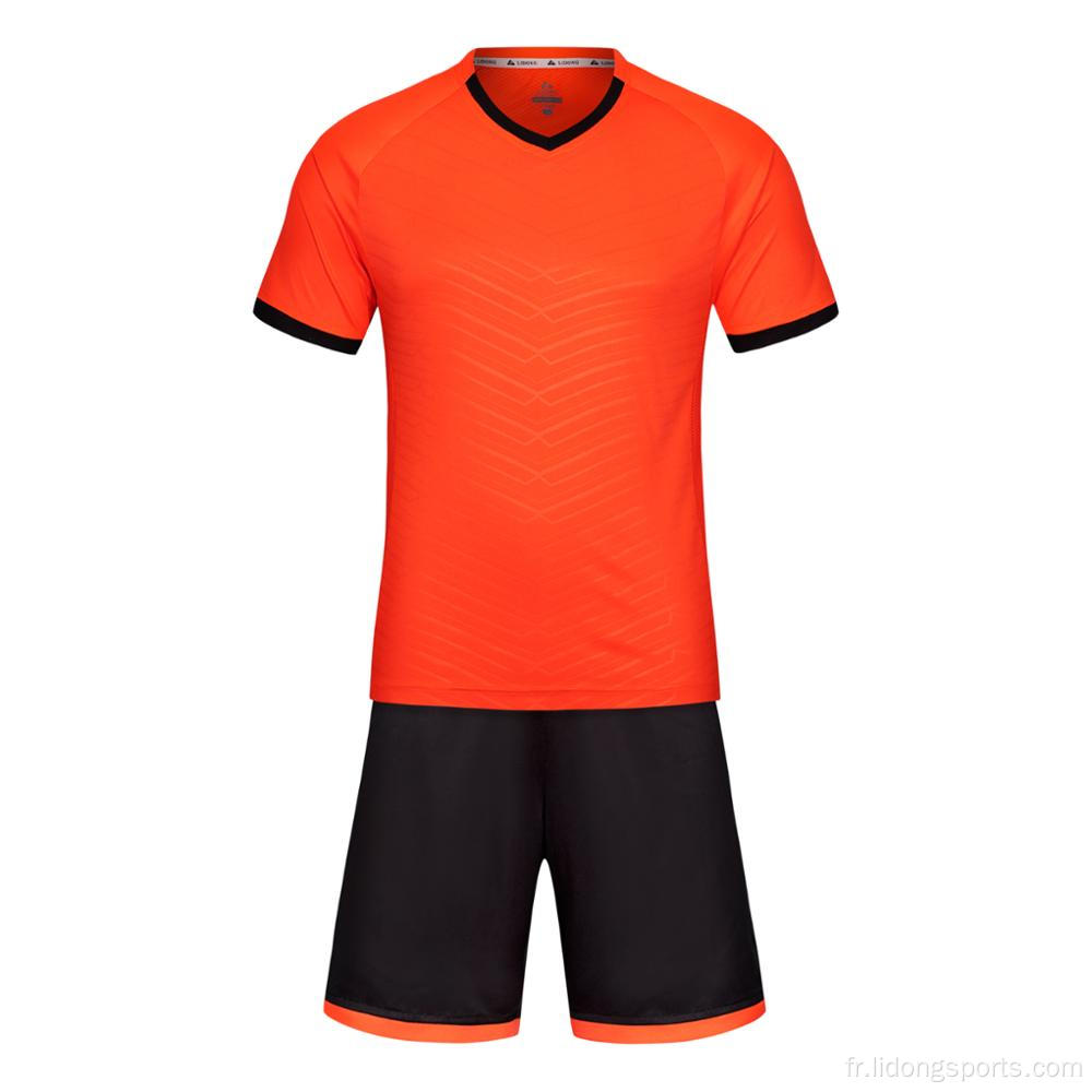 Ensemble de maillot de football de football en gros