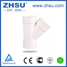 50-160mm upvc 45 Y type Equal Tee
