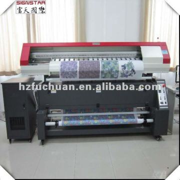 Sublimation direct printing and heating textile printer