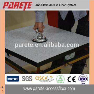 Raised floor panel lifter