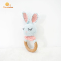 Eco Organic Crochet Baby Toys Rabbit Teether