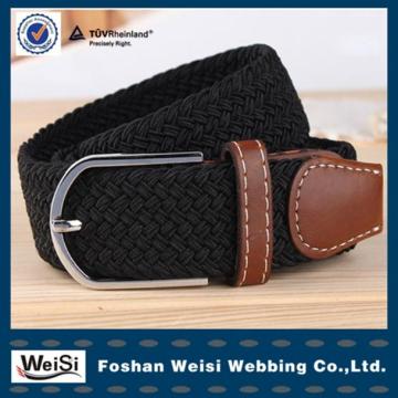 manufactory solid black woven belt fabric for school