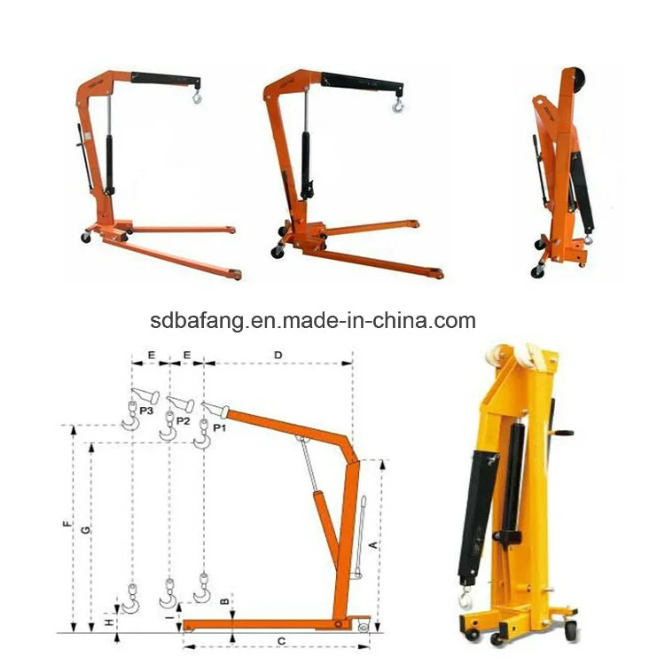 Mini Mobile Single-Arm Crane