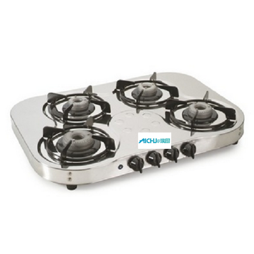 4 Burners SS Gas Stove Auto Illgnition