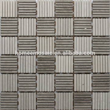 Six gaps no break stone mosaic