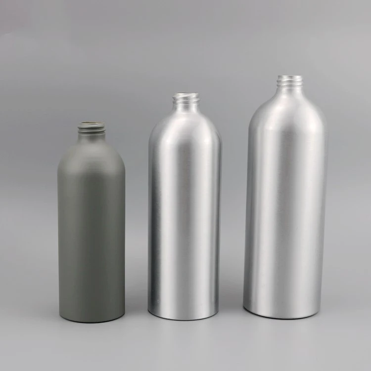 Botella de aluminio sin BPA para loción corporal / champú / envasado condicional