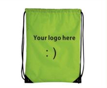 Drawstring backpacks custom with logo