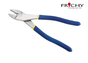 9” Stainless Steel Professional Fishing Crimping Pliers Tools Chrome Plated Finish