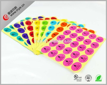Cheap price Adhesive colorful sticker paper sticker
