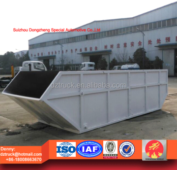 Skip Metal Bins with Waste Bin and Skip Loader Truck Integration